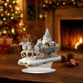 thumbnail image 6 of Clearance 2D Santa Sleigh Figurines Christmas Decor, Cute Santa Christmas Decorations for Home, Christmas Centerpieces Figurine for Tables, 6 of 7