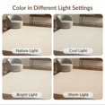 thumbnail image 7 of ODIKA 2'x3' Beige Cream Diamond Lattice Trellis Washable Doormat Interlocking Pattern with Symmetrical Repeating Motifs and Traditional for Entryway, Kitchen, Laundry Room, Non-Slip, Low Pile, 7 of 7