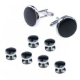 thumbnail image 4 of EXHUMKY 8pcs Tuxedo Stud Set Classic Copper Daily Wear Wedding Attire, 4 of 8
