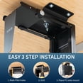 thumbnail image 4 of Soporte para PC VIVO MOUNT-PC01 ajustable para debajo del escritorio/pared, negro, 4 of 4