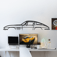 thumbnail image 3 of LaModaHome Corvette C2 Metal Silhouette Wall Art, 3 of 5