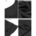 thumbnail image 4 of FlorCurve Plus Size Blouses for Women Short Double Ruffle Sleeve V-Neck Tunic Tops Eyelet Casual Shirts, Black XL, 4 of 8
