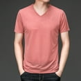 thumbnail image 4 of Vedolay Men Shirts Fashion Men's Women's T-Shirt Short Sleeve T-Shirts,Pink L, 4 of 5
