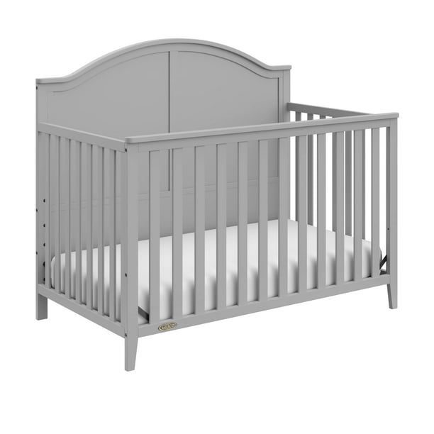 Graco Wilfred 5in1 Convertible Baby Crib, Pebble Gray