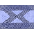thumbnail image 1 of Ahgly Company Indoor Rectangle Abstract Blue Contemporary Area Rugs, 3' x 5', 1 of 4