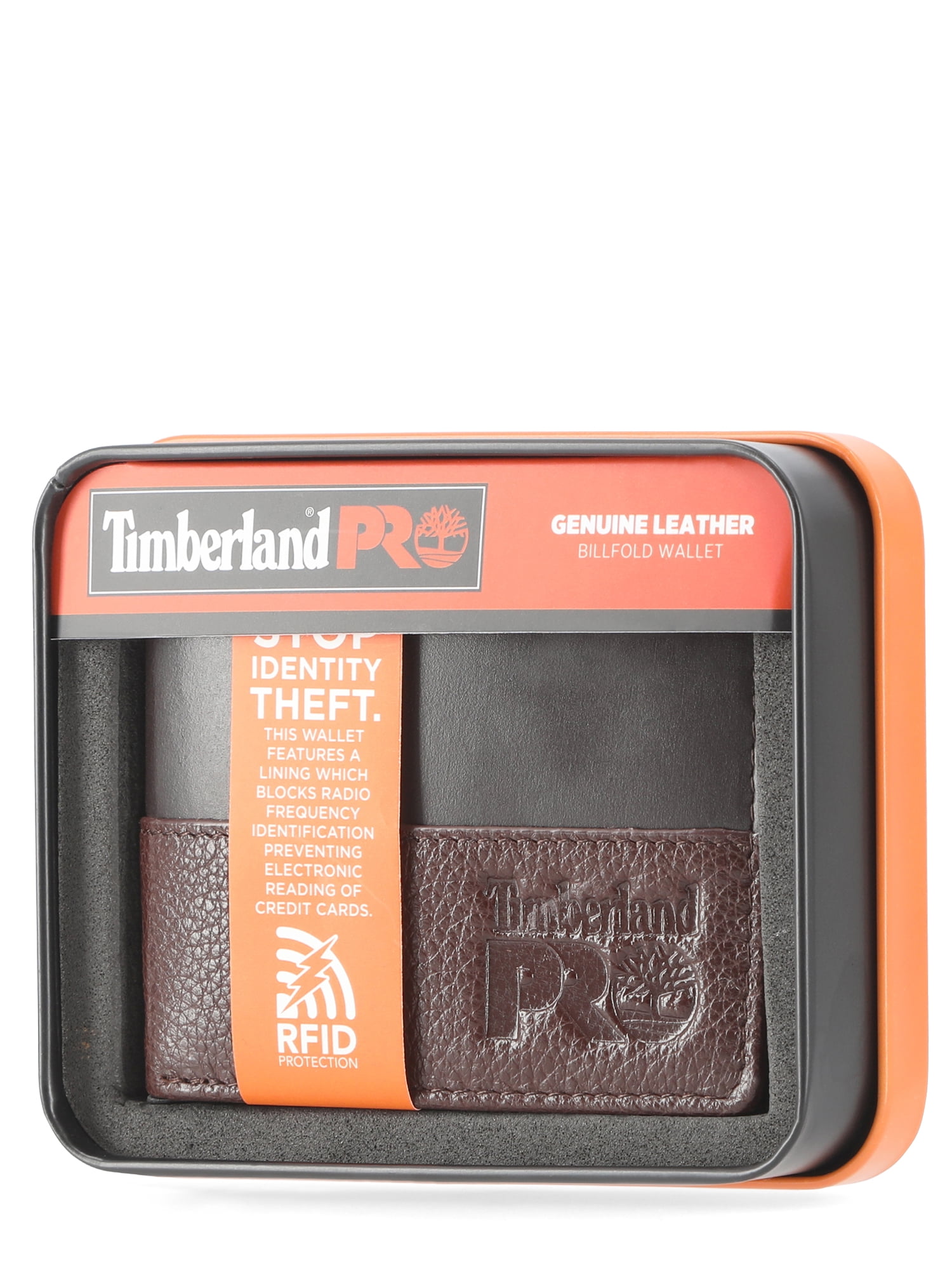 Timberland Pro Smooth Milled Billfold- Brwn
