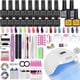 thumbnail image 1 of Juego de manicura con lámpara LED para uñas, Kit de esmalte de Gel UV, herramientas de arte de uñas, Base superior, taladro, 1 of 3