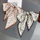 thumbnail image 2 of Valentine's Day2023 Luxury Brand Ribbon Hair Bands for Women Design Headband Fashion Silk Skinny Scrunchies Neck Tie Small Scarves Accessories yaoshenbao LED, 2 of 2