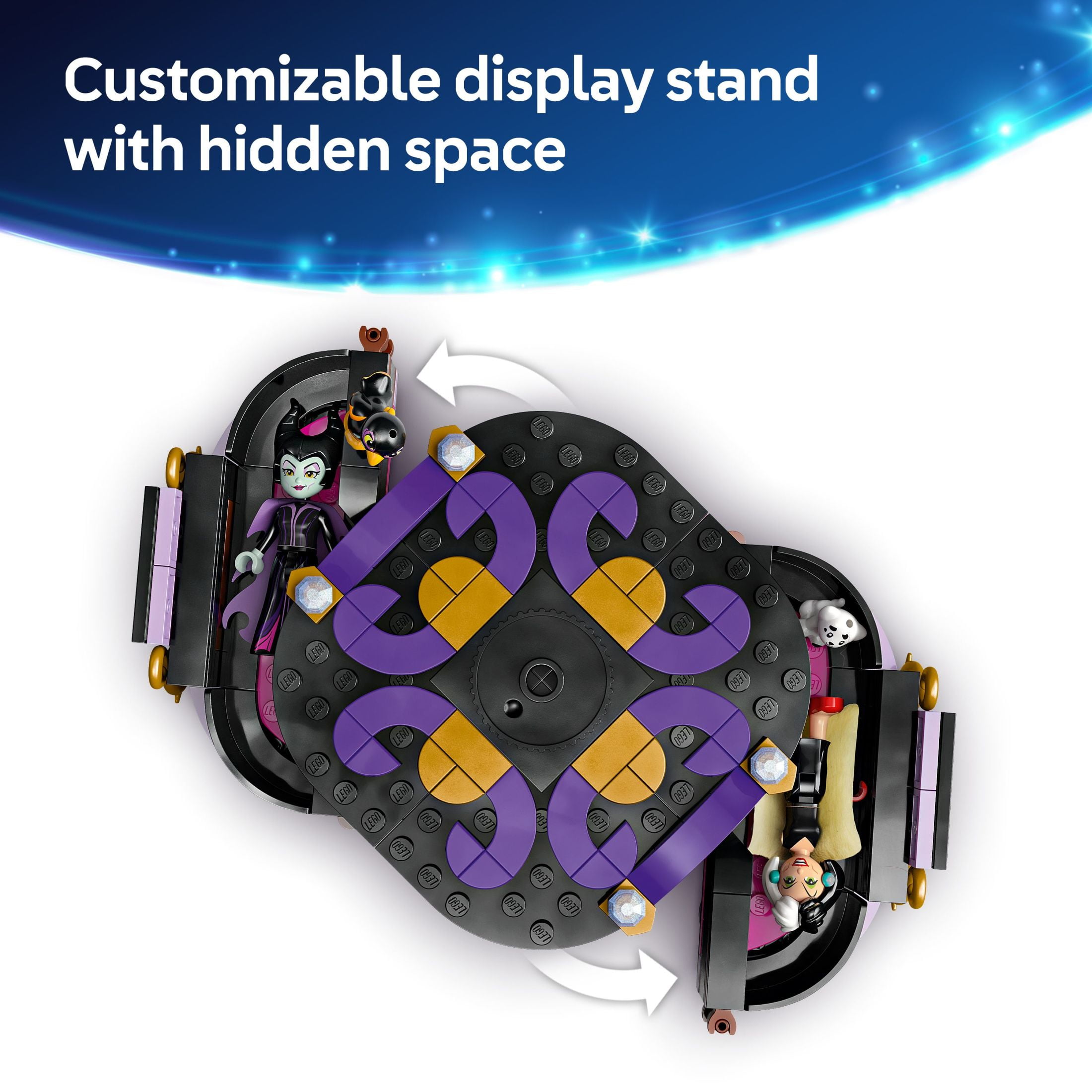 LEGO Disney Villains Maleficent’s and Cruella De Vil’s Dresses Kids Toy - Fashion Building Toy for Girls and Boys, Ages 9+ - Kids Toy for Disney Fans - Gift Idea for Birthdays & Holidays - 43262