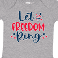 thumbnail image 4 of Inktastic 4th of July Let Freedom Ring with Stars Boys or Girls Baby Bodysuit, 4 of 5