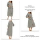 thumbnail image 5 of Camisón de mujer, camisón de rayas para mujer, elegante camisón de rayas, camisón de cuello redondo, fiel a su promesa, 5 of 6