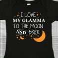thumbnail image 4 of Inktastic I Love My Glamma to the Moon and Back Boys or Girls Baby Bodysuit, 4 of 5