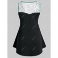 thumbnail image 2 of Top Sin Mangas con Estampado Floral de Talla Grande Rosegal Camisetas sin mangas de talla grande, 2 of 5