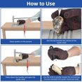 thumbnail image 4 of RealPlus Ensemble d'Outils pour Écailler d'Huîtres, Ouvre-Boue Réglable avec Couteaux, Gants et G-clip, 4 of 6