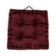 thumbnail image 1 of Matsuzay Tatami de puf cuadrado y cómodo para una vida acogedora Cojín de tatami transpirable Almohada de apoyo Conjuntos de muebles de dormitorio vino rojo 42*42 cm (espesor 10 cm), 1 of 6