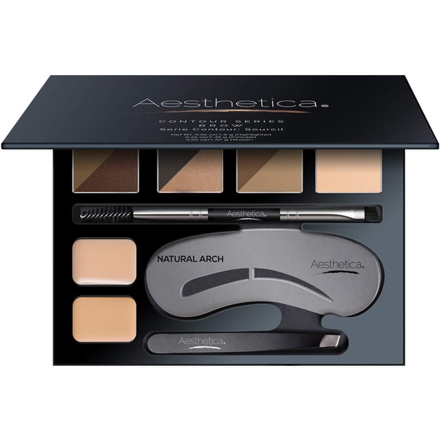 Set de paletas de maquillaje Aesthetica Brow Contour Kit para mujer