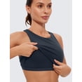 thumbnail image 3 of Sostén CRZ YOGA Butterluxe Cuello Alto Racerback Azul Marino XL, 3 of 3