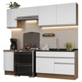 thumbnail image 1 of Cocina Integral 240cm Marrón/Blanco Glamy Madesa 07, 1 of 10