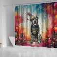 thumbnail image 4 of Hello 2025 Cane Corso Celebrates Happy New Year Firework Balloon Shower Curtain Italian Mastiff Dog Lover Gifts Idea Waterproof Bathroom Bathtub Curtain - 02024, 4 of 5