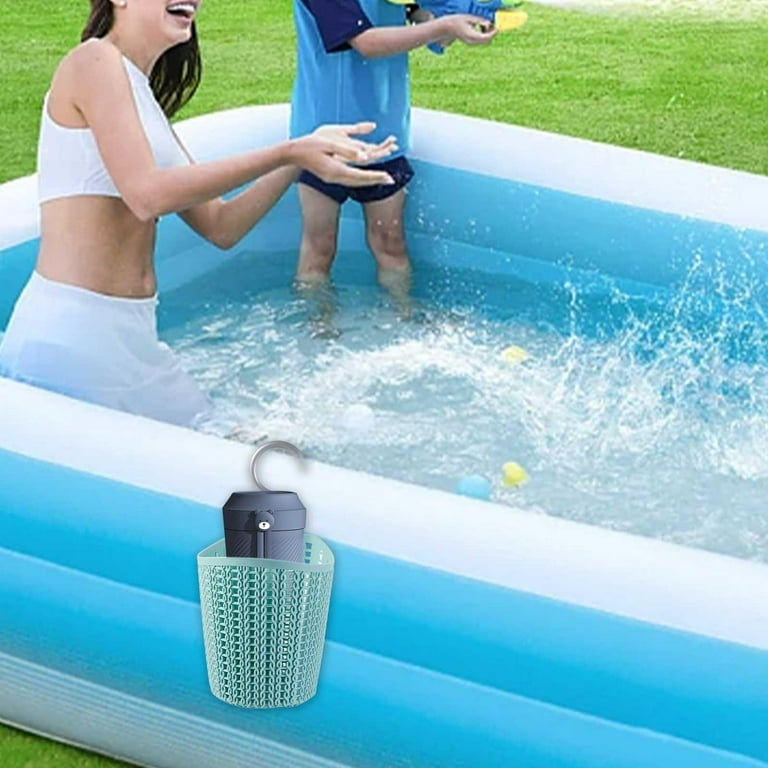 Tuphregyow Poolside Storage Pool Storage Basket,Recycled Plastic Above Ground Pool Accessories for Most Frame Pools - Walmart.com