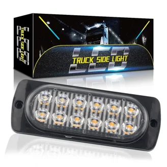 Led Strobe Lights For Trucks 4 LED Auto Strobe Warnlicht Blinkende