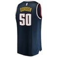 thumbnail image 3 of Men's Fanatics Aaron Gordon Navy Denver Nuggets 2020/21 Fast Break Road Replica Jersey - Icon Edition, 3 of 3