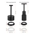 thumbnail image 2 of Unique Bargains E14/E27 Light Socket Rings Lamp Shade Holder Ring Replacement with Removal Tool 1 Set/14pcs, 2 of 5
