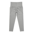 thumbnail image 5 of Mnuaqn Impact Hidden Scrunch Butt Leggings for Women Mid Low Waist Gym Workout Legging Tummy Control Booty Lifting Yoga Pants Light Gray for Size M, 5 of 5