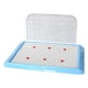 thumbnail image 3 of Bandeja de arena para mascotas, inodoro para perros con valla, almohadillas de entrenamiento y soporte para arena para perros Azul, 3 of 7