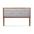 thumbnail image 3 of Baxton Studio Walnut Brown Finished Wood Full Size Headboard, 3 of 9
