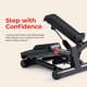 thumbnail image 4 of Stepper inteligente Sunny Health & Fitness Smart Twist con Bluetooth, 136 kg, 4 of 8