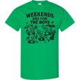 thumbnail image 3 of Inktastic Weekends Are for the Boys Funny Golf Theme T-Shirt, 3 of 5