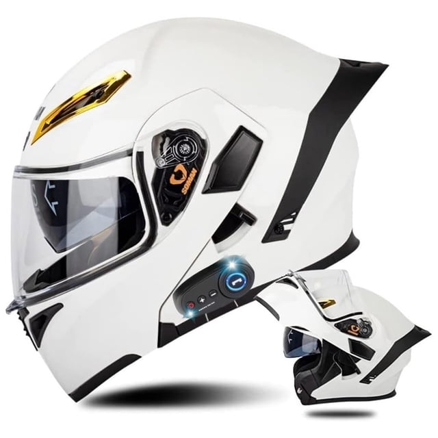 Casco de moto AAREG Bluetooth modular integral DOT/ECE