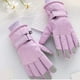 thumbnail image 1 of Guantes de ciclismo con pantalla táctil | Guantes de cinco dedos impermeables, resistentes al viento y cálidos con forro polar | Agarre antideslizante con correa ajustable en la muñeca | Deportes de, 1 of 6