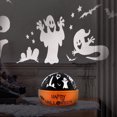 thumbnail image 4 of Halloween Lightshow Projection Tabletop ShadowLights Friendly & Spooky Ghosts (White), 4 of 6