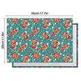 thumbnail image 6 of Pioneer Flower Floral Print Pattern Summer Placemats Table Placemats Set Of 4-Linen Kitchen Washable Placemats Table Mats 12x18 Inch Non-Slip Heat Resistant, 6 of 6