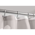 thumbnail image 4 of iDesign Bathroom Shower Curtain with Cloud Pattern Water-Resistant, 72" x 72", Gray and White, 4 of 5