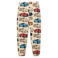 thumbnail image 5 of WIBACKER 2-8Y Kids and Toddler Boys Long Sleeve Pajamas 2 Piece Pjs Set 100% Cotton Sleepwear Cartoon Cars Jammies, 5 of 10