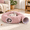 Dusty Pink-Round, variant on Bubble Round Cat Tunnel For Indoor Cats Cream White