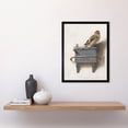 thumbnail image 2 of The Goldfinch Carel Fabritius 1654 Painting Chained Bird on Perch Art Print Framed Poster Wall Decor 12x16 inch, 2 of 5