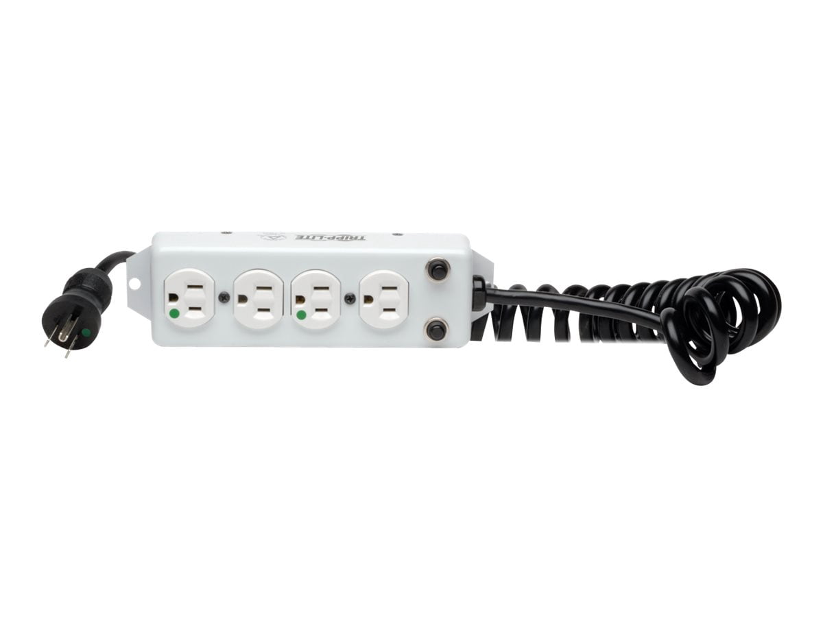 Tripp Lite UL 1363A Medical-Grade Power Strip w/ 4 Hospital-Grade Outlets