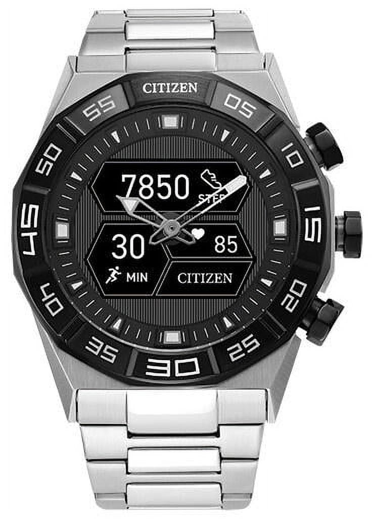Citizen Men's CZ Smart Hybrid Black Dial Black Bracelet Watch