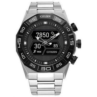 Citizen CZ Smartwatch with YouQ wellness app featuring IBM Watson® AI and NASA research, customizable display, Bluetooth, HR, Activity Tracker, 18-day battery life, iPhone® and Android™ Compatible