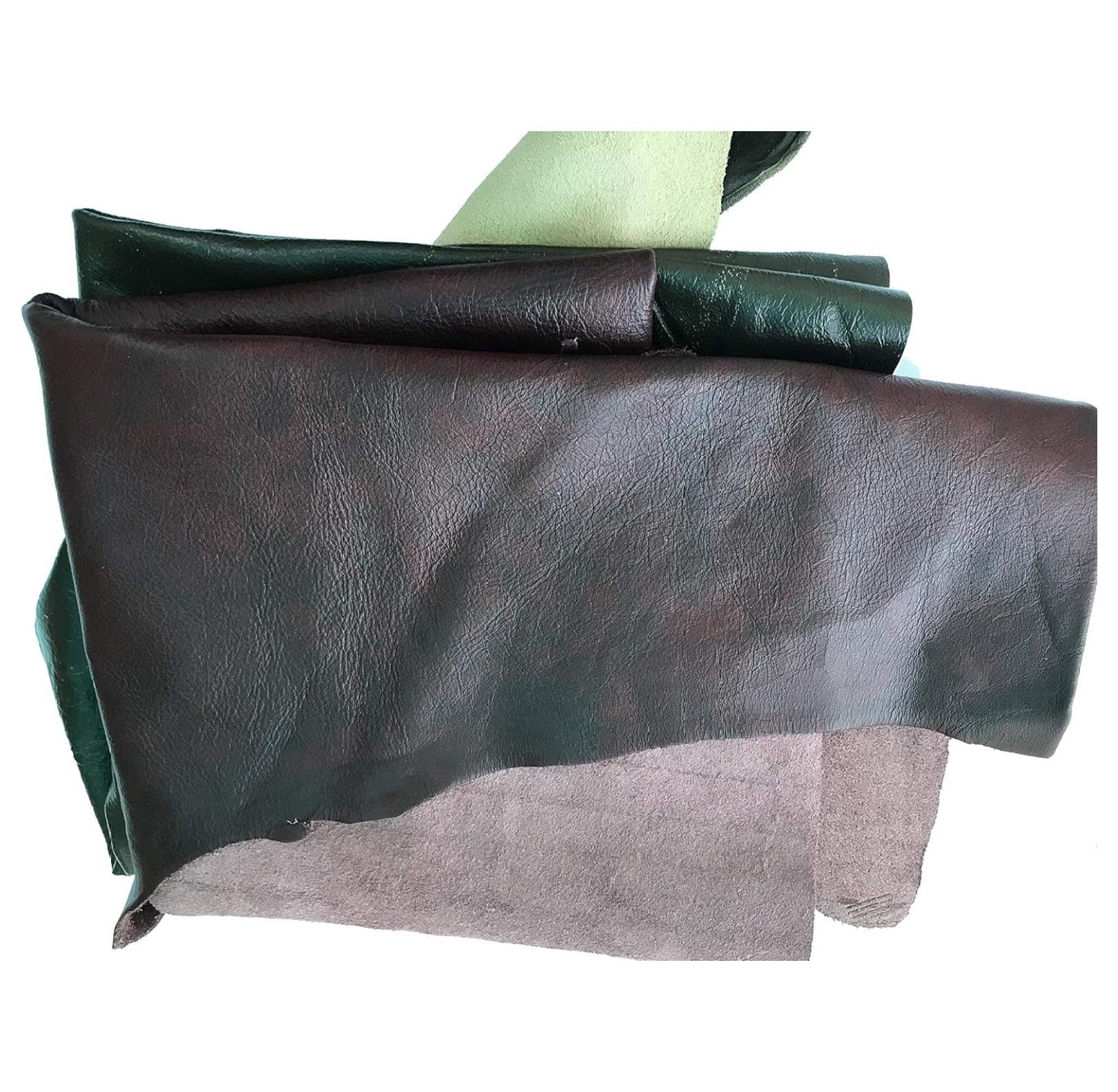 Large Leather Remnants - 2 lbs. (2-3 Pieces per Pack). Colors are Different in Each Pack