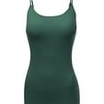 thumbnail image 3 of FashionOutfit Women's Basic Solid Spaghetti Strap Cami Slip Dress [SINGLE PIECE], 3 of 3