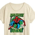 thumbnail image 3 of Marvel Spider-Man - St. Patrick's Day Amazingly Lucky - Women's Short Sleeve Graphic T-Shirt, 3 of 5