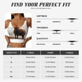thumbnail image 7 of Fotbe Yak Pattern Womens' Sports Bra Longline Wirefree Padded with Medium Support Sports Moisture-Wicking Workou Vest,Tank Top-X-Large, 7 of 7
