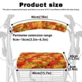 thumbnail image 6 of HELLHERO Seat & Back Cover Pumpkin Maple Leaf Rollator Walker Cover & Dust Proof for Elder Outdoor with Removable, 6 of 7