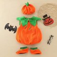 thumbnail image 3 of Disfraz De Calabaza Para Cosplay, Disfraz De Calabaza Para Bebés Y Niños, Niños, Diablo Kigurumi, Disfraz Embrujado, Lindo, Unisex, Halloween, Eventos, Festivales Culturales, Teatro, 3 of 7