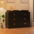 thumbnail image 3 of Baby Changing Table Dresser with 6 Drawers, Baby Chest of Drawers for Nursery with Power Outlets, Changing Pad & Removable Top, 3 of 7